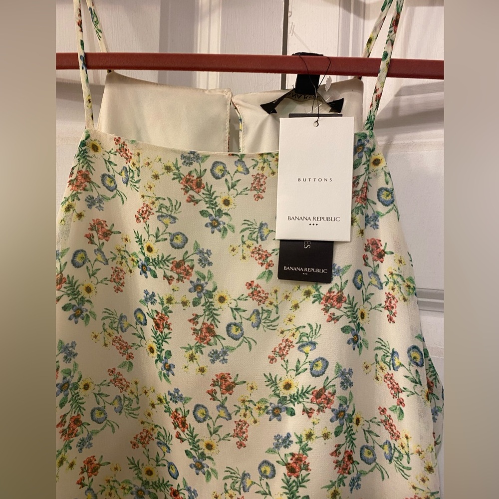 Banana Republic floral new dress size 12